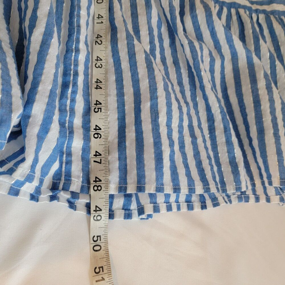 For The Republic Womens Dress Size Large Midi‎ Stripe Tiered Dress Cottagecore - Picture 3 of 6